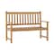 Flash Furniture Adele Patio Acacia Wood Bench, 2-Person Slatted Seat Loveseat for Park, Garden, Yard, Porch, Brown LTS-0525-BR-GG - alternate 3